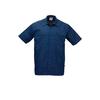 Mercer Culinary M60250NBXS Metro Edge Navy Blue Unisex Work Shirt with Mesh Back - XS 