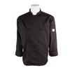 Mercer Culinary Genesis Unisex Black Long Sleeve Chef Jacket - XXL - M61020BK2X 