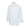Mercer Culinary M61020WHS Genesis Unisex White Long Sleeve Chef Jacket - S 