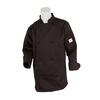 Mercer Culinary Genesis Women's Black Long Sleeve Chef Jacket - XS - M61040BKXS 