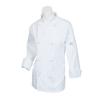 Mercer Culinary Genesis Women's White Long Sleeve Chef Jacket - XL - M61040WH1X 