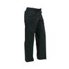 Mercer Culinary Genesis Womens Black Chefs Pants with Elastic Waist - XL - M61080BK1X 