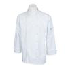 Mercer Culinary M62010WHS Renaissance Men's White Long Sleeve Chef Jacket - S 