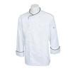 Mercer Culinary M62020WBS Renaissance Men's White Long Sleeve Chef Jacket - S 