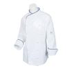 Mercer Culinary Renaissance Women's White Long Sleeve Chef Jacket - XL - M62050WRB1X 