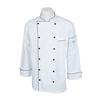 Mercer Culinary Renaissance Men's White Long Sleeve Chef Jacket - XXL - M62090WB2X 