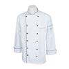 Mercer Culinary M62090WBM Renaissance Men's White Long Sleeve Chef Jacket - M 