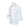 Mercer Culinary Renaissance Women's White Long Sleeve Chef Jacket - XS - M62095WBXS 