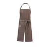 Mercer Culinary Metro Edge Brown Denim Apron Split Front with 2 Large Pockets - M63203BRN 