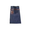 Mercer Culinary Metro Edge Indigo Cotton Denim Mid-Bistro Apron - M63204DEN 