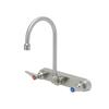 T&S Brass EverSteel Stainless Steel 8in Wall Mount Mixing Faucet - S-1147 