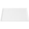 TableCraft Rectangular Cast Aluminum 8-1/2in x 6-3/4in Platter - White - CW2104W 