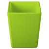 TableCraft CW4012LG Cold Holding 1.5qt Lime Green Square Cast Aluminum Bowl 