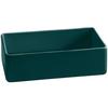 TableCraft CW4026HGN Cold Holding 2qt Hunter Green Rectangular Aluminum Bowl 