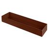 TableCraft Cold Holding 3.25qt Brown Finish Aluminum Rectangular Bowl - CW4008BR 