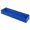 TableCraft Cold Holding 3.25qt Cobalt Blue Aluminum Rectangular Bowl - CW4008CBL 