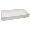 TableCraft 10qt Natural Finish Cast Aluminum Rectangular Bowl - CW4032N 