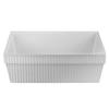 TableCraft Cold Holding 24qt Natural Finish Aluminum Square Bowl - CW1494N 