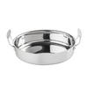 TableCraft 4qt Stainless Steel Tri-Ply Oval Pan Server with 2 Handles - CW2042 