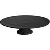 TableCraft Cold Holding 13-1/2in dia. Black Cake Stand with Platter - CW17005BK 