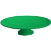 TableCraft Cold Holding 13-1/2in dia. Green Cake Stand with Platter - CW17005GN 