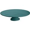 TableCraft Cold Holding 13-1/2in dia. Hunter Green Cake Stand with Platter - CW17005HGN 