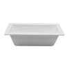 TableCraft Aurora™ Cold Holding 2.5qt Aluminum Third Size Food Pan - CW4056W 