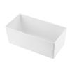 TableCraft Simple Solutions™ Cold Holding Half Size 5qt Aluminum Bowl - CW5014N 