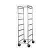 Winco Full Height Mobile 14 Gauge Aluminum Bus Box Rack - ABBC-6 