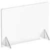 Winco Countertop Clear Acrylic 48in x 32in Safety Shield - ACSS-4832 