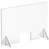 Winco Countertop Clear Acrylic 48in x 32in Safety Shield - ACSS-4832W 