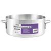 Winco 35qt Elemental Aluminum Brazier Pan with (2) Handles - ALBH-35 