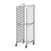 Winco Nesting Mobile Sheet Pan Rack with (20) Full-Size Pan Cap. - ALZK-20BK 