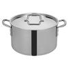 Winco Tri-Gen Induction-Ready 16qt Stock Pot with Cover - TGSP-16 