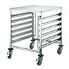 Winco Half Height Stainless Steel Double Size Food Pan Rack - SRK-12D 