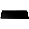 TableCraft Rectangular Cast Aluminum 13-1/4in x 6-3/4in Platter - Black - CW2106BK 