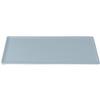 TableCraft Rectangular Cast Aluminum 13-1/4in x 6-3/4in Platter - Grey - CW2106GY 