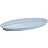 TableCraft Ovular Cast Aluminum 21in x 9in King Fish Platter - Grey - CW2210GY 