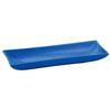 TableCraft Rectangular Cast Aluminum 18inx 6in Flared Platter-Cobalt Blue - CW11046CBL 