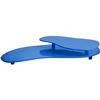 TableCraft Two-Tiered Cast Aluminum 25inx10in Palette Platter-Cobalt Blue - CW16080CBL 