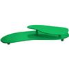 TableCraft Two-Tiered Cast Aluminum 25inx10in Palette Platter - Green - CW16080GN 