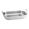 TableCraft Stainless Steel 6qt Roasting Pan with Brushed Finish - CW2032 