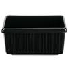 TableCraft Cold 3qt Aluminum Rectangle Serving Bowl - Black - CW1530BK 