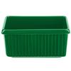 TableCraft CW1530GN Cold 3qt Aluminum Rectangle Serving Bowl - Green 