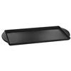 TableCraft Rectangular 13.5in x 24.25in Aluminum Display Tray - Black - CW4220BK 