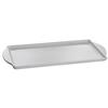 TableCraft Rectangular 13.5in x 24.25in Aluminum Display Tray - Grey - CW4220GY 