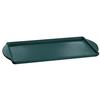 TableCraft Rectangular 13.5inx24.25in Aluminum Display Tray- Hunter Green - CW4220HGN 