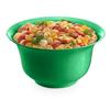 TableCraft 3.25qt Cast Aluminum Round Tulip Salad Bowl - Green - CW3130GN 