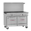 Southbend 4482EE-6R Ultimate 48in Gas 7 Burner Range with 2 Space Saver Ovens 