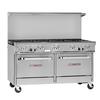 Southbend 4602AD-7L Ultimate 60in 8 Burner Gas Range with 4 Left Pyromax Burners 